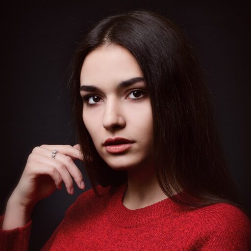 portrait, woman, adult